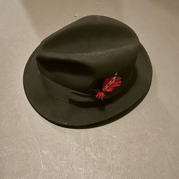 tiger pride hat small grande Vintage Mens Hat New Made In USA. 100 % wool - Picture 1 of 10